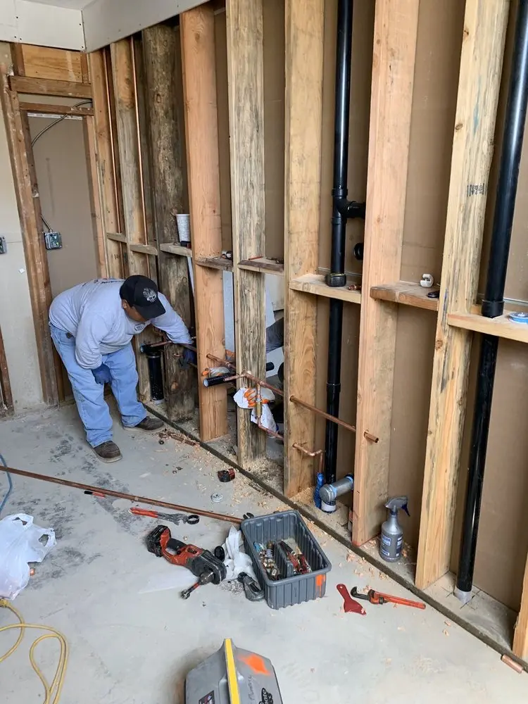 Commercial rough-in plumbing for Gas Line Repair in Whitehouse